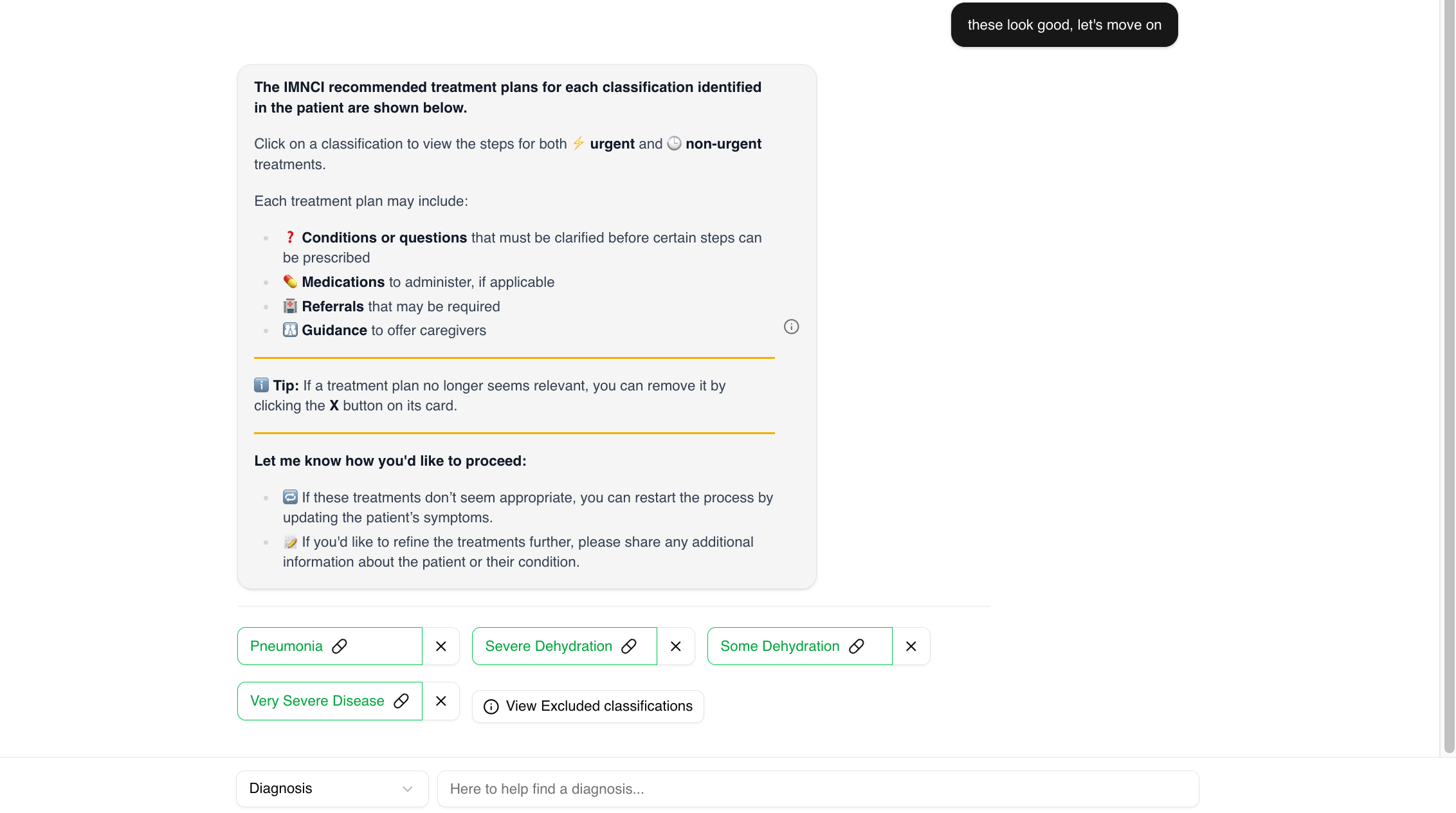 Refine Treatments Results