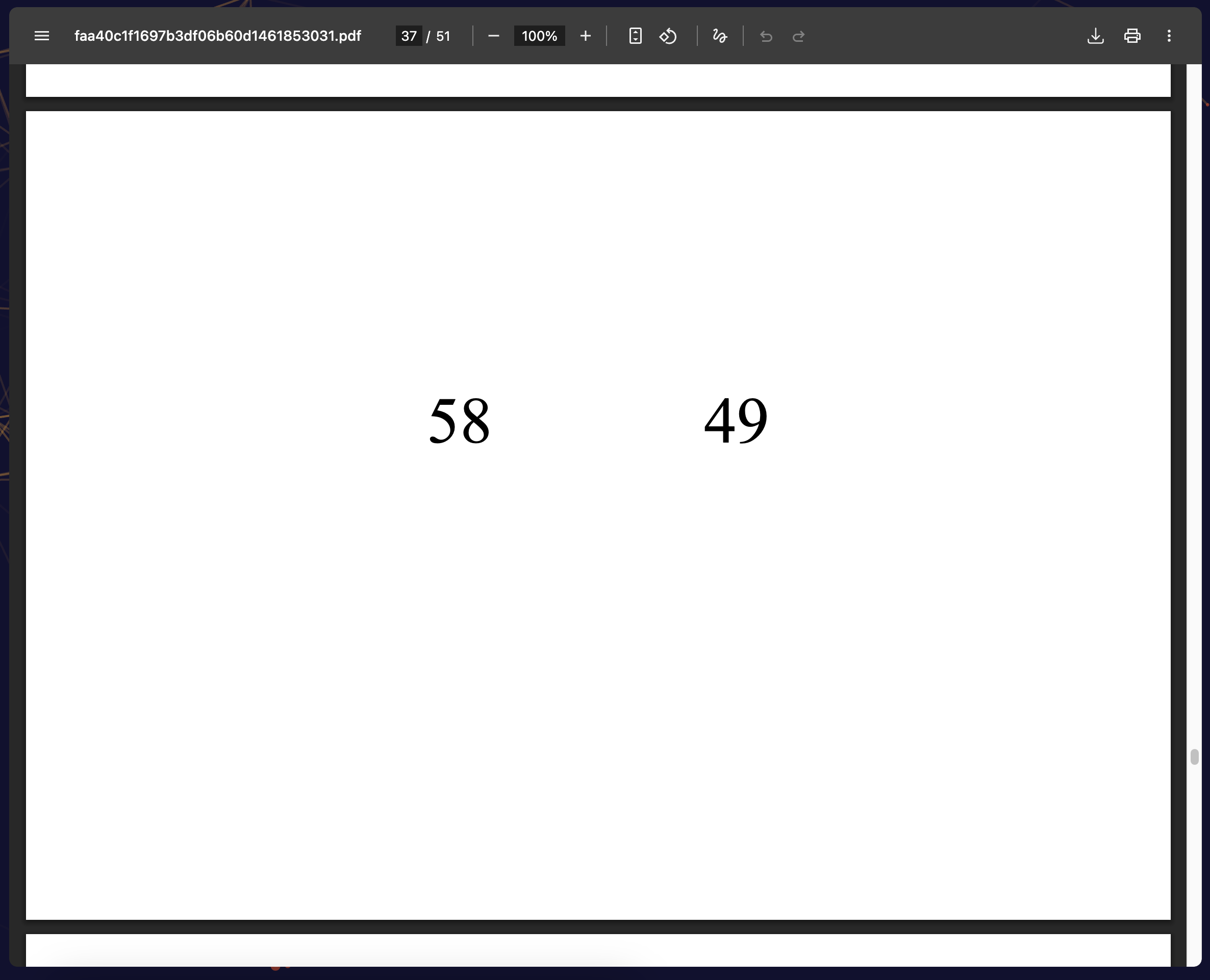 MICS numeric example
